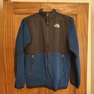 The North Face Boy's Black and Blue Jacket